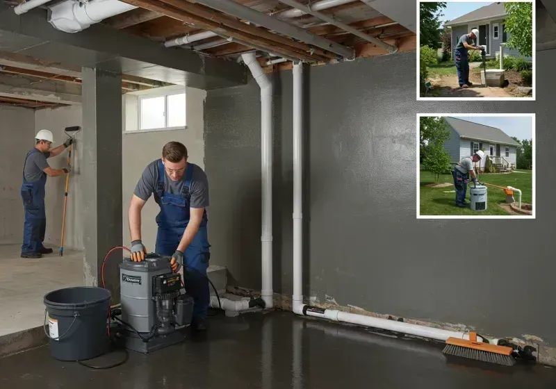 Basement Waterproofing and Flood Prevention process in Hallandale Beach, FL